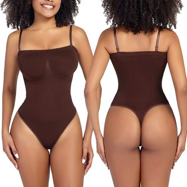 Shapewear bodysuit high waisted shaping panties with waisted bust - Image 3