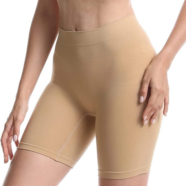 Shapewear bodysuit Seamless Yoga Shorts High-waist Sports Nude Tight Boxer Fitness Shorts - Image 4