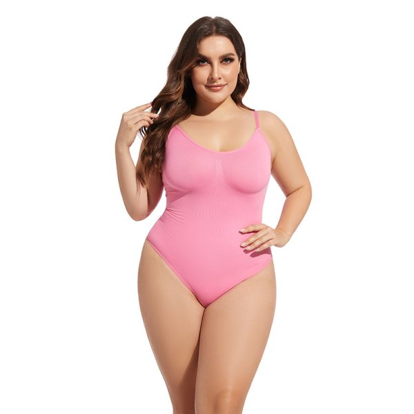 Shapewear bodysuit seamless tummy lifting buttocks plus size