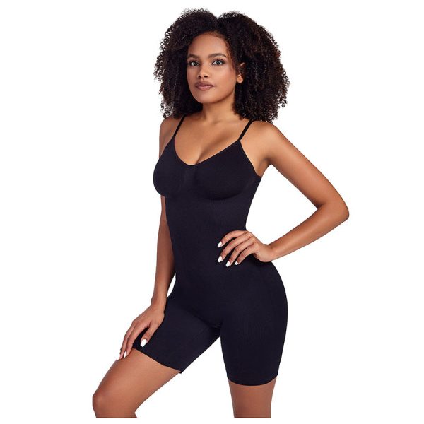 Shapewear bodysuit hip lifting camisole bodysuit boxer style